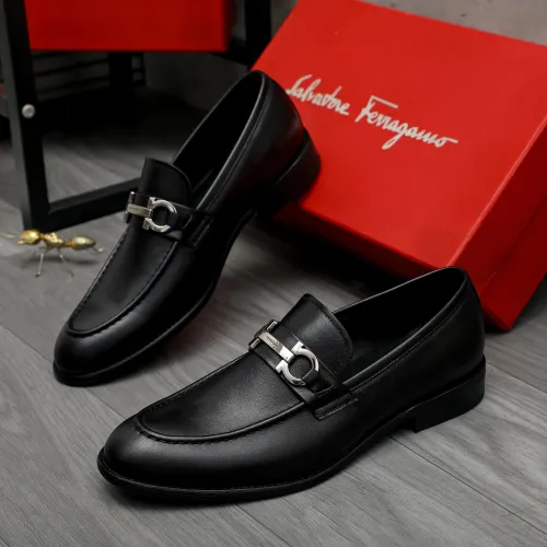 Salvatore Ferragamo Leather Shoes For Men #1399145 $82.00 USD, Wholesale Replica Salvatore Ferragamo Leather Shoes
