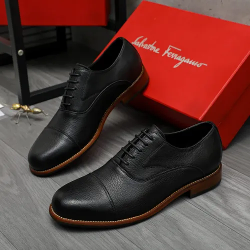 Salvatore Ferragamo Leather Shoes For Men #1399162 $125.00 USD, Wholesale Replica Salvatore Ferragamo Leather Shoes