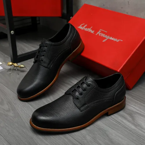 Salvatore Ferragamo Leather Shoes For Men #1399163 $125.00 USD, Wholesale Replica Salvatore Ferragamo Leather Shoes