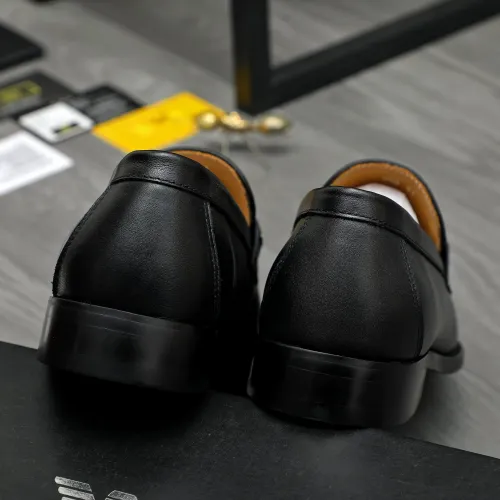 Replica Armani Leather Shoes For Men #1399173 $85.00 USD for Wholesale