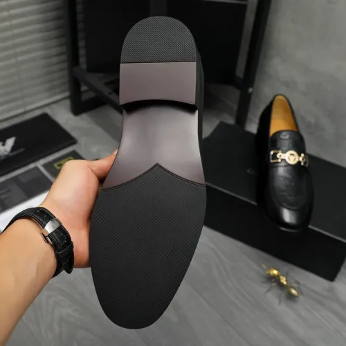 Replica Armani Leather Shoes For Men #1399176 $85.00 USD for Wholesale