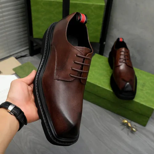 Replica Gucci Oxfords Shoes For Men #1399222 $112.00 USD for Wholesale