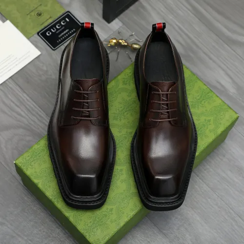 Replica Gucci Oxfords Shoes For Men #1399224 $112.00 USD for Wholesale