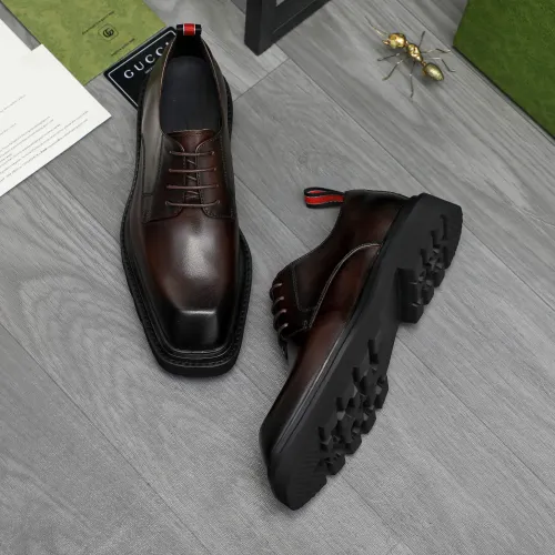 Replica Gucci Oxfords Shoes For Men #1399224 $112.00 USD for Wholesale