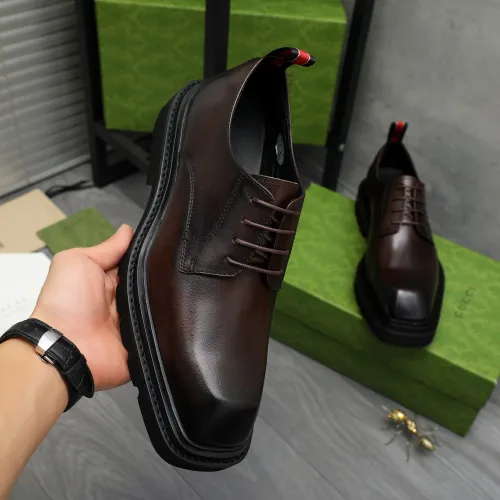 Replica Gucci Oxfords Shoes For Men #1399224 $112.00 USD for Wholesale