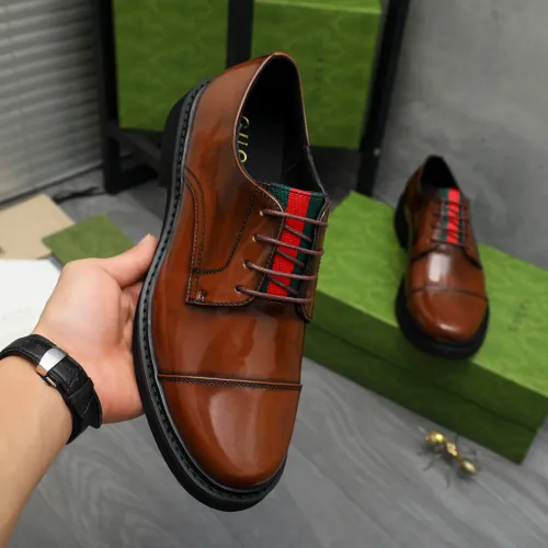 Replica Gucci Oxfords Shoes For Men #1399226 $100.00 USD for Wholesale