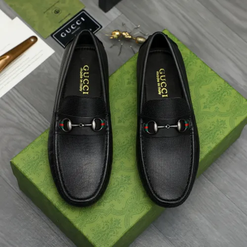 Replica Gucci Oxfords Shoes For Men #1399236 $82.00 USD for Wholesale