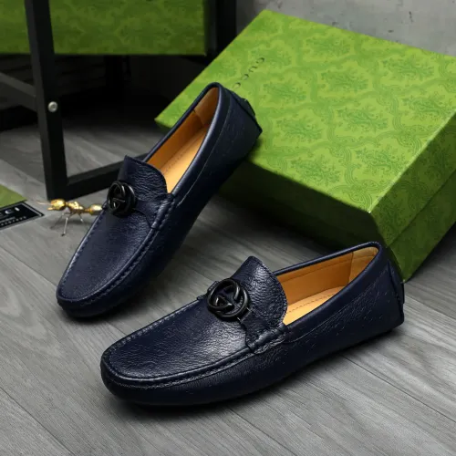 Replica Gucci Oxfords Shoes For Men #1399238 $82.00 USD for Wholesale