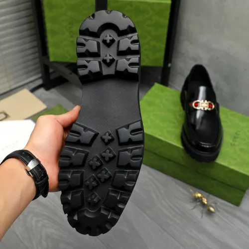 Replica Gucci Oxfords Shoes For Men #1399241 $85.00 USD for Wholesale