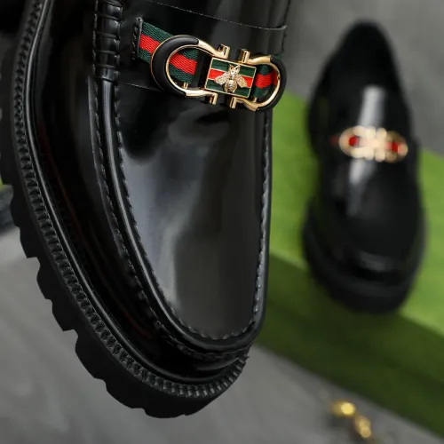 Replica Gucci Oxfords Shoes For Men #1399241 $85.00 USD for Wholesale