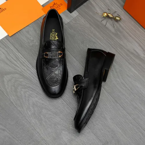 Hermes Leather Shoes For Men #1399244 $85.00 USD, Wholesale Replica Hermes Leather Shoes