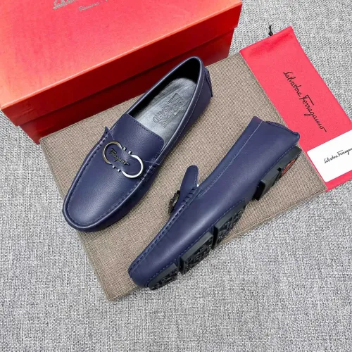 Salvatore Ferragamo Leather Shoes For Men #1399265 $82.00 USD, Wholesale Replica Salvatore Ferragamo Leather Shoes