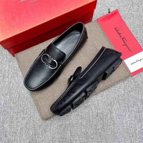 Salvatore Ferragamo Leather Shoes For Men #1399266 $82.00 USD, Wholesale Replica Salvatore Ferragamo Leather Shoes