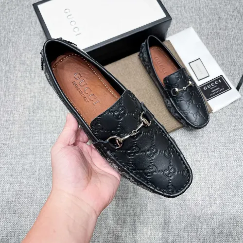 Replica Gucci Oxfords Shoes For Men #1399273 $82.00 USD for Wholesale