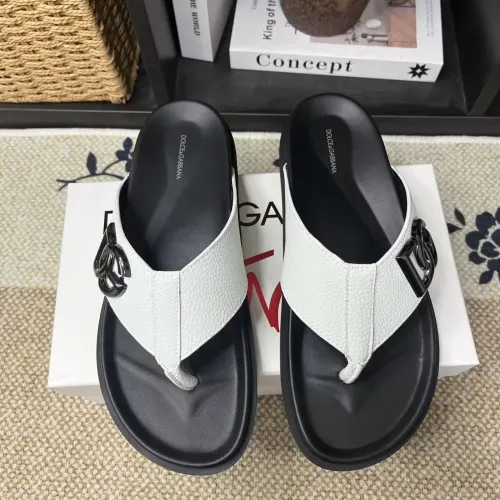 Replica Dolce & Gabbana D&G Slippers For Men #1399453 $60.00 USD for Wholesale