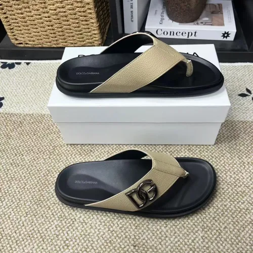 Dolce &amp; Gabbana D&amp;G Slippers For Men #1399455 $60.00 USD, Wholesale Replica Dolce &amp; Gabbana D&amp;G Slippers
