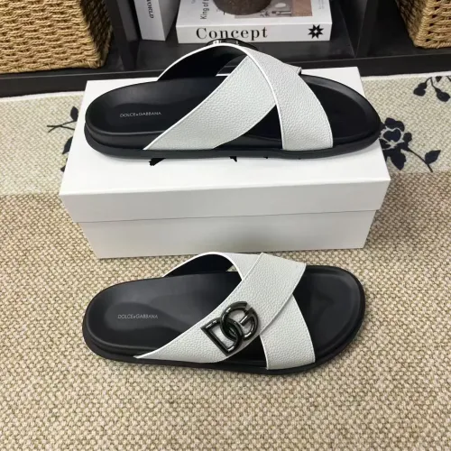 Dolce &amp; Gabbana D&amp;G Slippers For Men #1399465 $60.00 USD, Wholesale Replica Dolce &amp; Gabbana D&amp;G Slippers