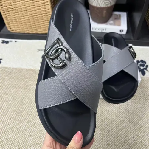 Replica Dolce & Gabbana D&G Slippers For Men #1399467 $60.00 USD for Wholesale