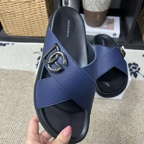 Replica Dolce & Gabbana D&G Slippers For Men #1399468 $60.00 USD for Wholesale