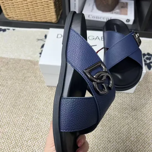 Replica Dolce & Gabbana D&G Slippers For Men #1399468 $60.00 USD for Wholesale