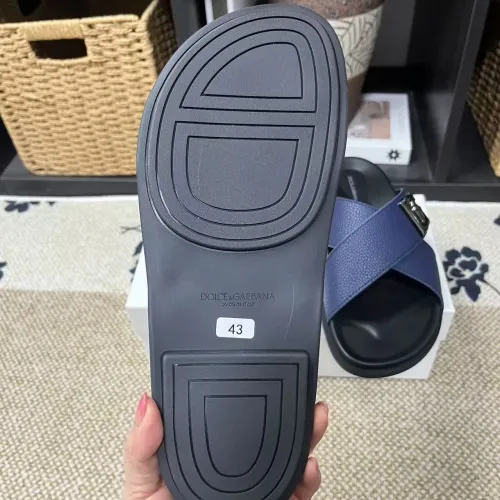 Replica Dolce & Gabbana D&G Slippers For Men #1399468 $60.00 USD for Wholesale
