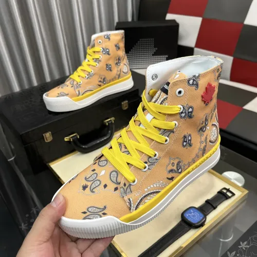 Dsquared High Tops Shoes For Men #1399520 $85.00 USD, Wholesale Replica Dsquared High Tops Shoes