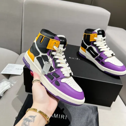 Replica Amiri High Tops Shoes For Men #1399590 $108.00 USD for Wholesale