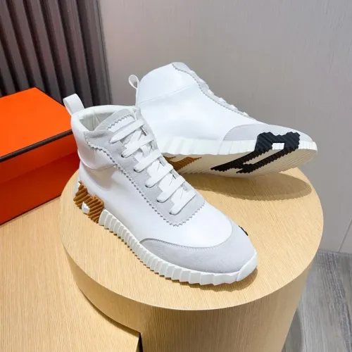Replica Hermes High Tops Shoes For Men #1399608 $80.00 USD for Wholesale