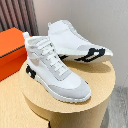 Replica Hermes High Tops Shoes For Men #1399609 $80.00 USD for Wholesale