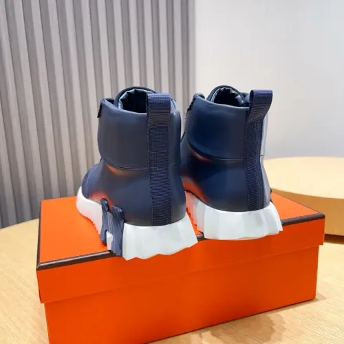Replica Hermes High Tops Shoes For Men #1399610 $80.00 USD for Wholesale