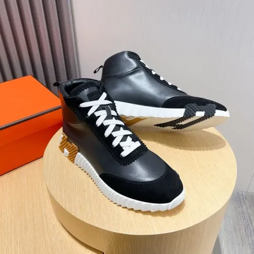 Replica Hermes High Tops Shoes For Men #1399611 $80.00 USD for Wholesale