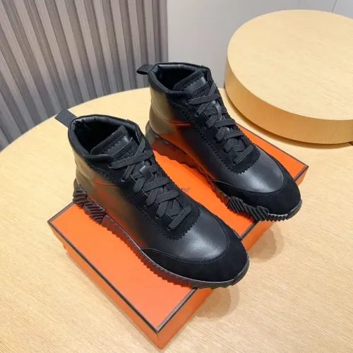 Replica Hermes High Tops Shoes For Men #1399612 $80.00 USD for Wholesale