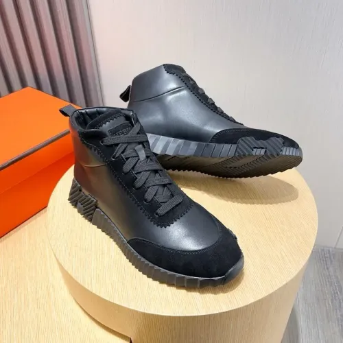 Replica Hermes High Tops Shoes For Men #1399612 $80.00 USD for Wholesale