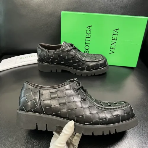 Replica Bottega Veneta BV Leather Shoes For Women #1399642 $150.00 USD for Wholesale