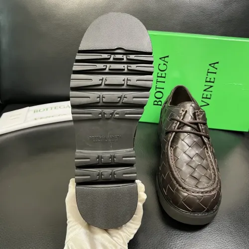 Replica Bottega Veneta BV Leather Shoes For Men #1399643 $150.00 USD for Wholesale