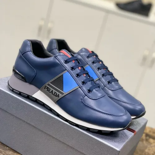 Replica Prada Casual Shoes For Men #1399687 $92.00 USD for Wholesale