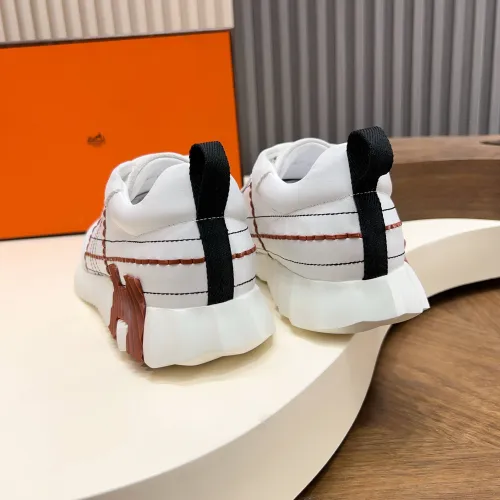 Replica Hermes Casual Shoes For Men #1399706 $128.00 USD for Wholesale