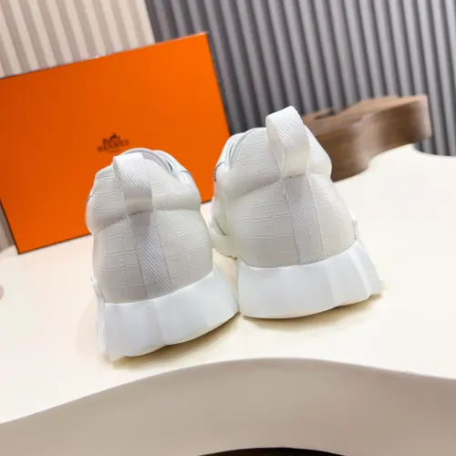 Replica Hermes Casual Shoes For Men #1399733 $128.00 USD for Wholesale