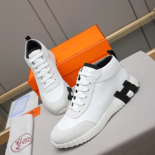 Hermes High Tops Shoes For Men #1399739 $88.00 USD, Wholesale Replica Hermes High Tops Shoes
