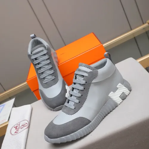 Hermes High Tops Shoes For Men #1399740 $88.00 USD, Wholesale Replica Hermes High Tops Shoes