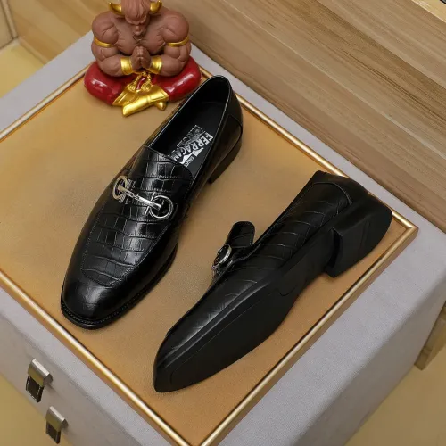 Salvatore Ferragamo Leather Shoes For Men #1399779 $88.00 USD, Wholesale Replica Salvatore Ferragamo Leather Shoes