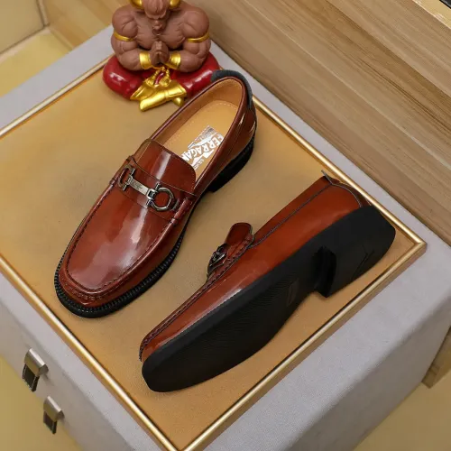 Salvatore Ferragamo Leather Shoes For Men #1399786 $98.00 USD, Wholesale Replica Salvatore Ferragamo Leather Shoes