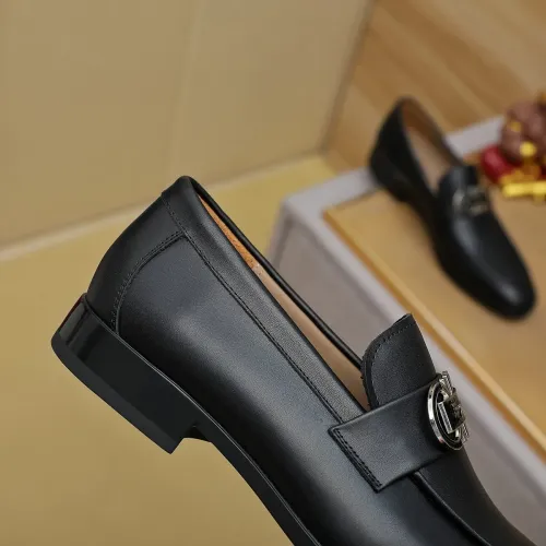 Replica Salvatore Ferragamo Leather Shoes For Men #1399795 $108.00 USD for Wholesale