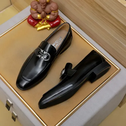 Salvatore Ferragamo Leather Shoes For Men #1399796 $108.00 USD, Wholesale Replica Salvatore Ferragamo Leather Shoes