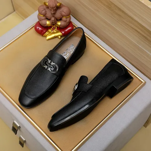 Salvatore Ferragamo Leather Shoes For Men #1399797 $108.00 USD, Wholesale Replica Salvatore Ferragamo Leather Shoes
