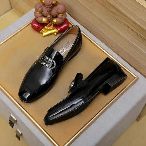 Salvatore Ferragamo Leather Shoes For Men #1399798 $108.00 USD, Wholesale Replica Salvatore Ferragamo Leather Shoes
