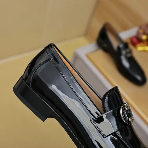 Replica Salvatore Ferragamo Leather Shoes For Men #1399798 $108.00 USD for Wholesale