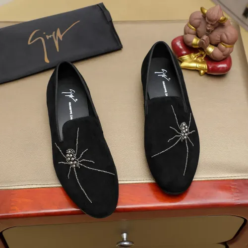 Giuseppe Zanotti GZ Leather Shoes For Men #1399799 $82.00 USD, Wholesale Replica Giuseppe Zanotti GZ Leather Shoes