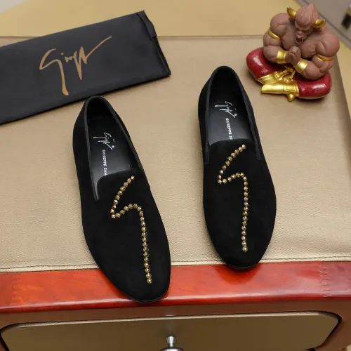 Giuseppe Zanotti GZ Leather Shoes For Men #1399802 $82.00 USD, Wholesale Replica Giuseppe Zanotti GZ Leather Shoes