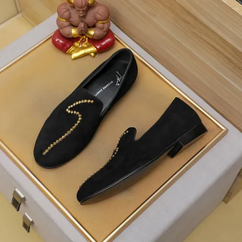 Replica Giuseppe Zanotti GZ Leather Shoes For Men #1399802 $82.00 USD for Wholesale